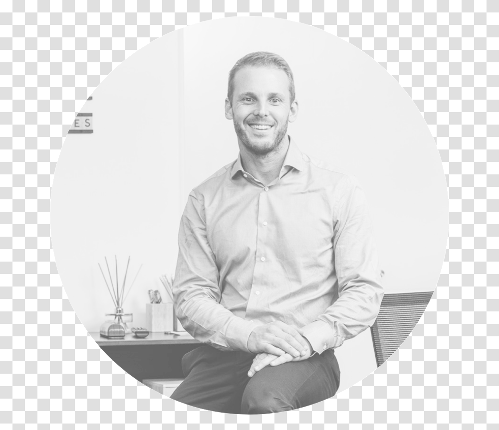 Lee Maddox Associate Director Monochrome, Shirt, Person, Face Transparent Png