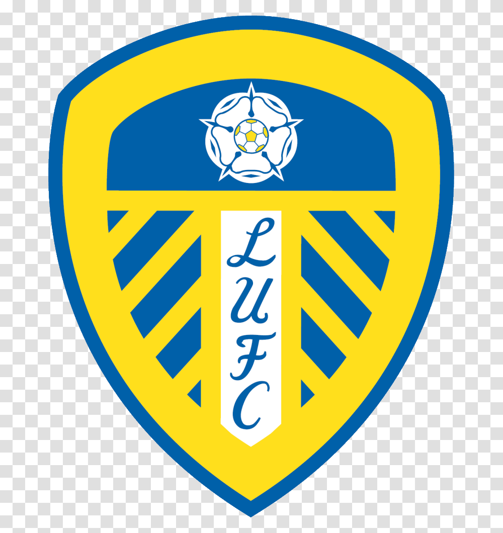 Leeds United Fc Logo, Trademark, Badge, Armor Transparent Png