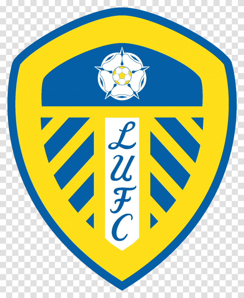 Leeds United Logo Download Vector Logo Leeds United Badge, Symbol, Trademark, Armor, Emblem Transparent Png