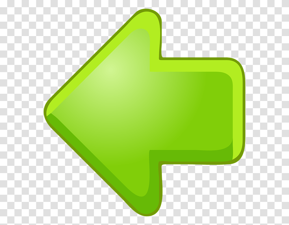 Left Arrow Green Svg Clip Arts Green Arrow Clipart, Logo, Trademark, Shovel Transparent Png