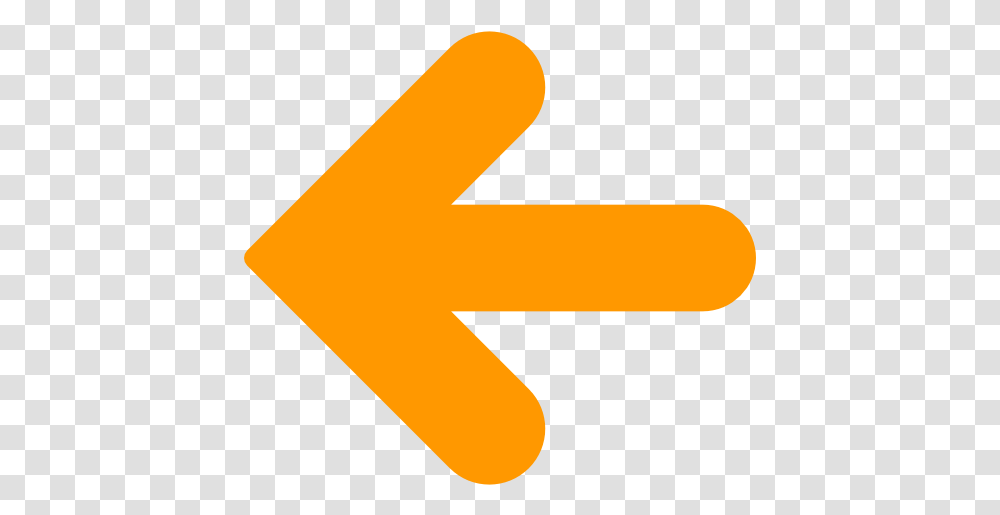 Left Arrow Left Orange Arrow, Text, Number, Symbol, Alphabet Transparent Png
