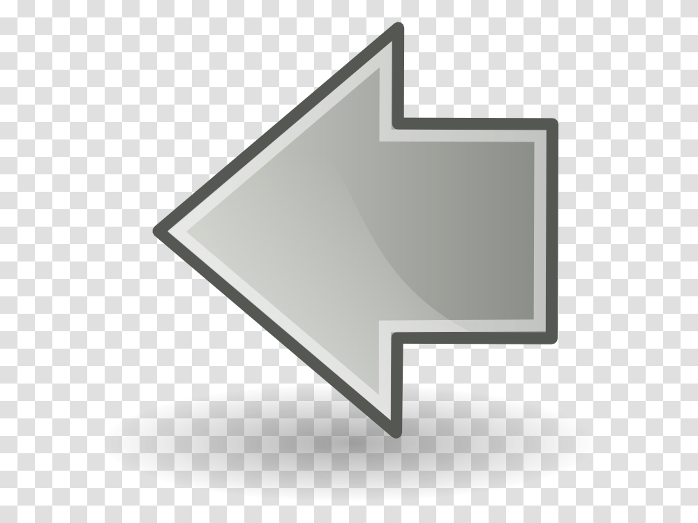 Left Arrow Red Short, Mailbox, Letterbox, Triangle Transparent Png