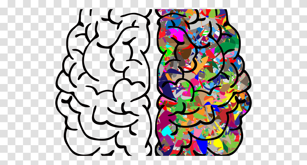 Left Brain Right Brain Clipart, Paper, Confetti, Floral Design Transparent Png