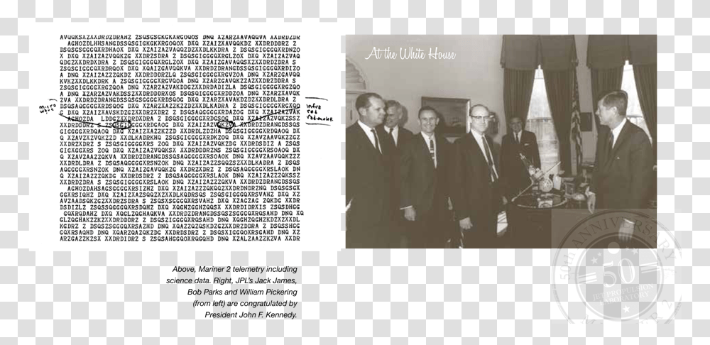 Left Mariner 2 Telemetry Including Science Data Carl Sagan Mariner, Person, Newspaper, Page Transparent Png