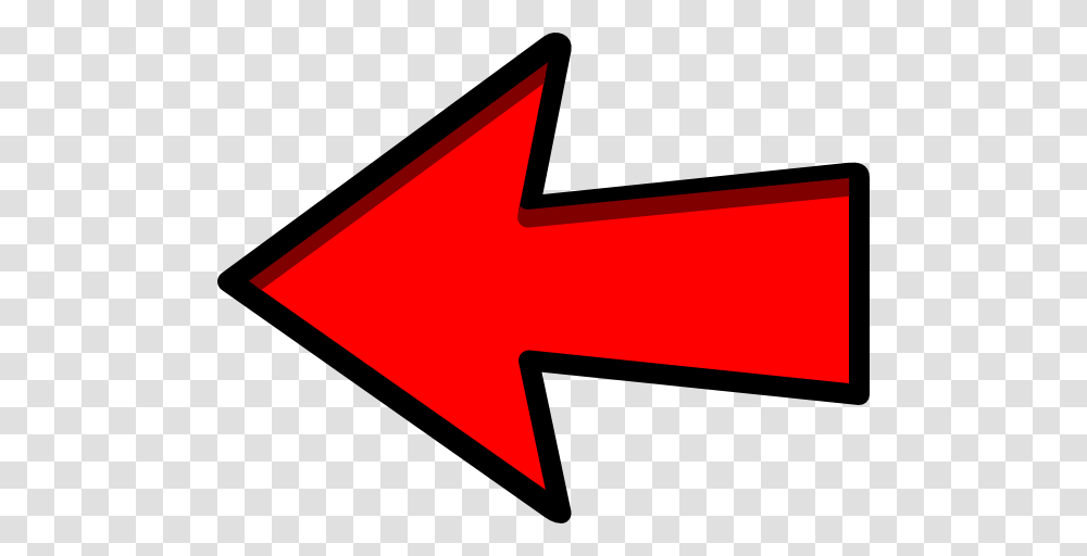 Left Red Arrow Clip Art, Logo, Trademark, Sign Transparent Png