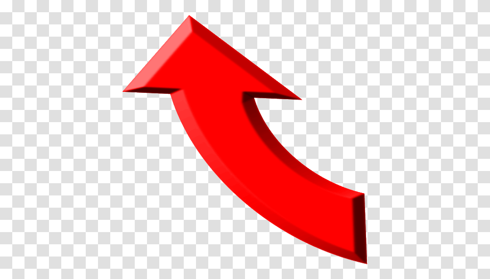 Left Right Arrow Blue Red Logo Logodix Arrow Pointing Top Left, Axe, Tool, Symbol, Trademark Transparent Png