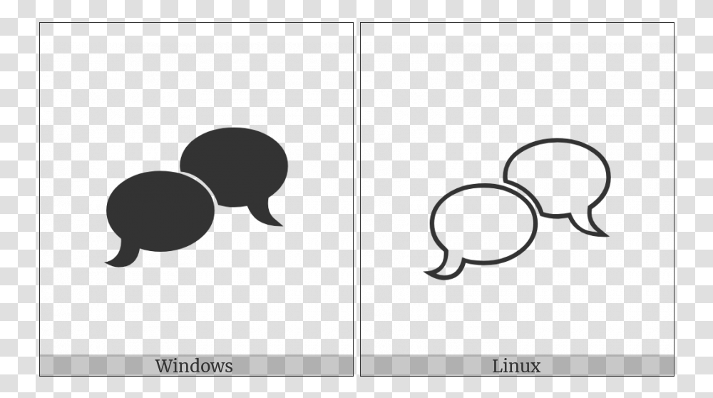 Left Thought Bubble On Various Operating Systems Illustration, Silhouette, Animal, Mammal Transparent Png