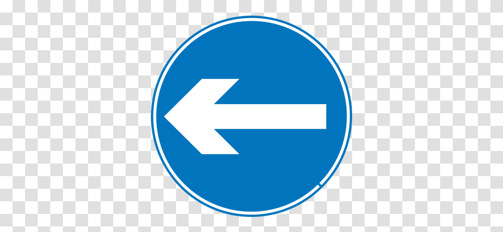 Left Turn Traffic Sign Stickpng Left Arrow Road Sign, Symbol Transparent Png