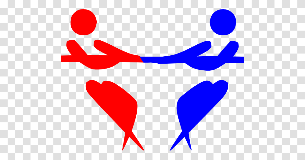 Left V Right Tug Of War Clip Art, Logo, Trademark, Heart Transparent Png