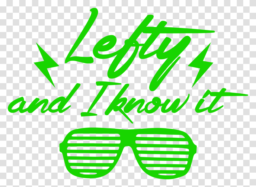 Lefty Tees Shutter Shades, Label, Alphabet, Handwriting Transparent Png