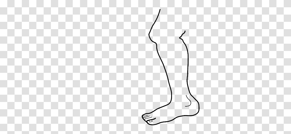 Leg Clip Art Black And White Broken Foot Clipart Leg, Gray Transparent Png