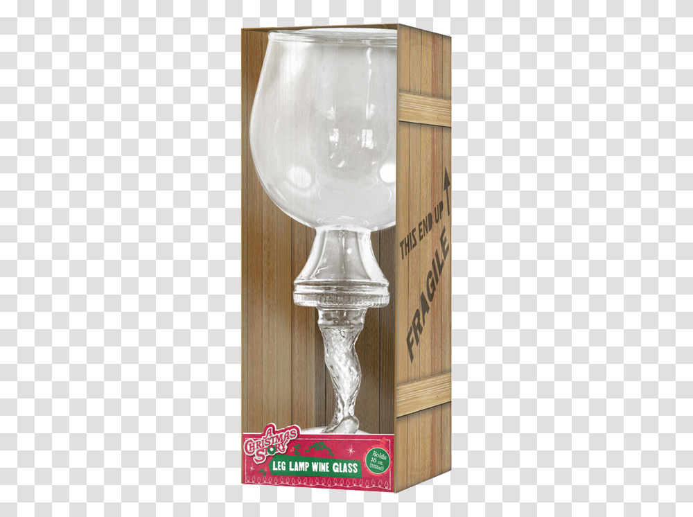 Leg Lamp Wine Glass Christmas Story Leg Lamp Wine Glass, Furniture, Outdoors, Wood, Ice Transparent Png