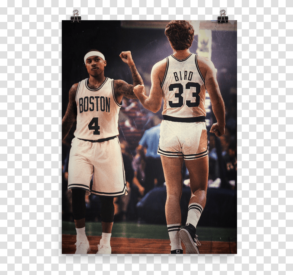 Legend In The Making Boston Poster Celtics Uniforms History, Person, Human, People, Sport Transparent Png