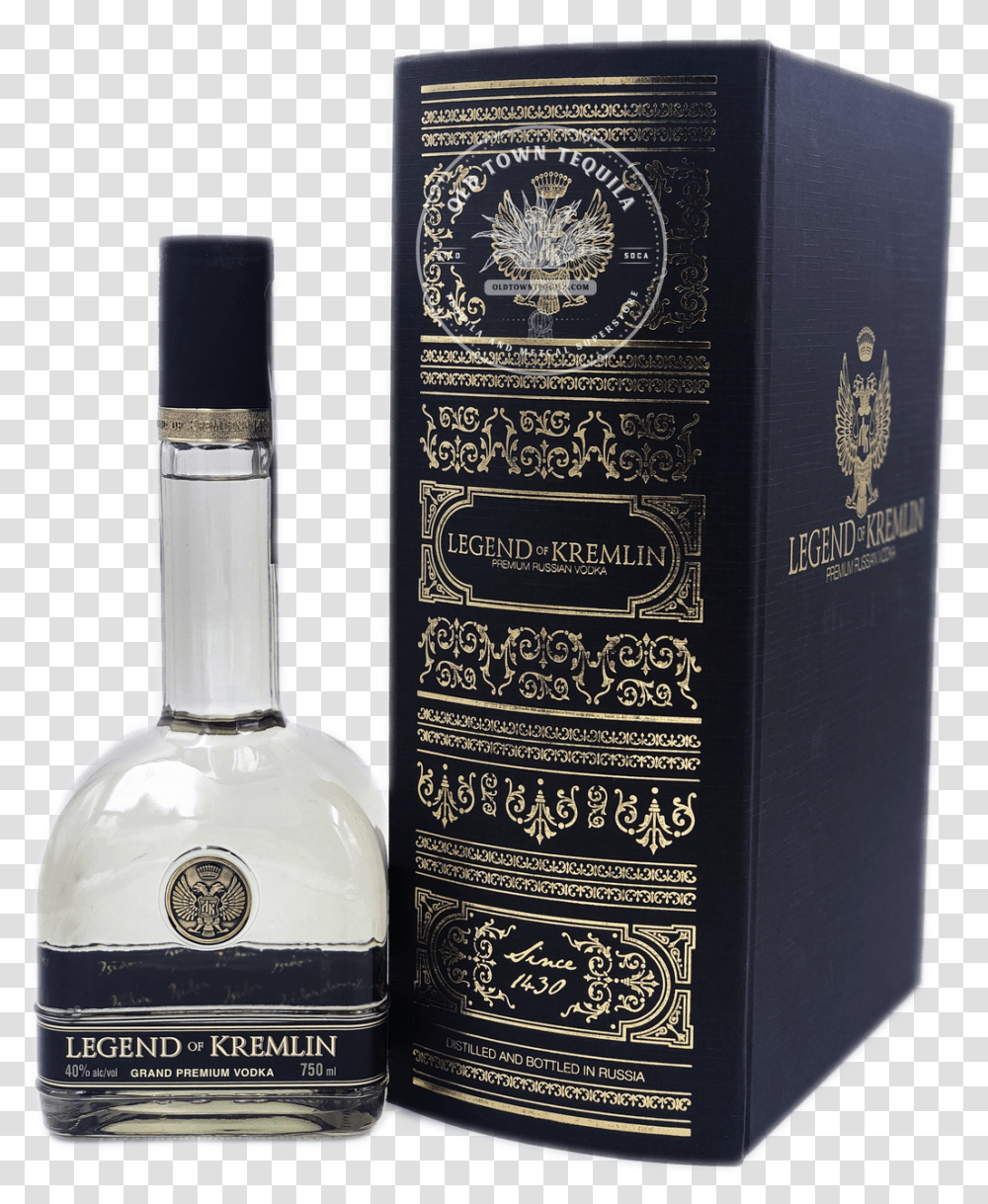 Legend Of Kremlin Vodka Luxury, Bottle, Book, Liquor, Alcohol Transparent Png