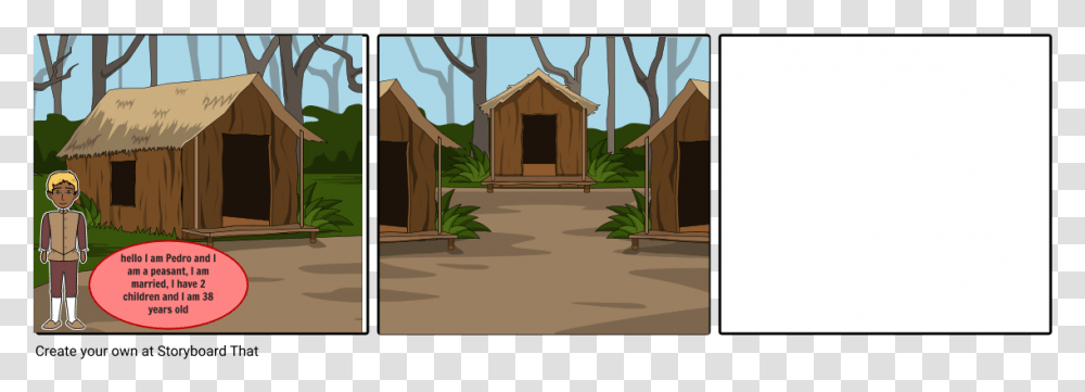 Legend Of Makahiya Comics, Building, Housing, Person, Shelter Transparent Png