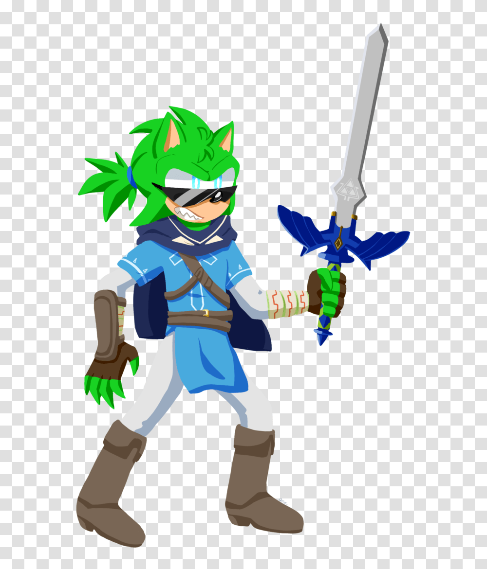 Legend Of Scourge Breath Of The Wild, Person, Costume, Duel, Weapon Transparent Png