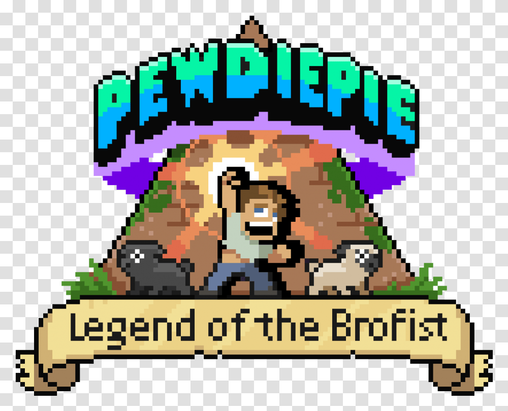 Legend Of The Brofist Just Launched For Mobile Pewdiepie And The Legend Of Brofist, Super Mario, Kart, Vehicle Transparent Png