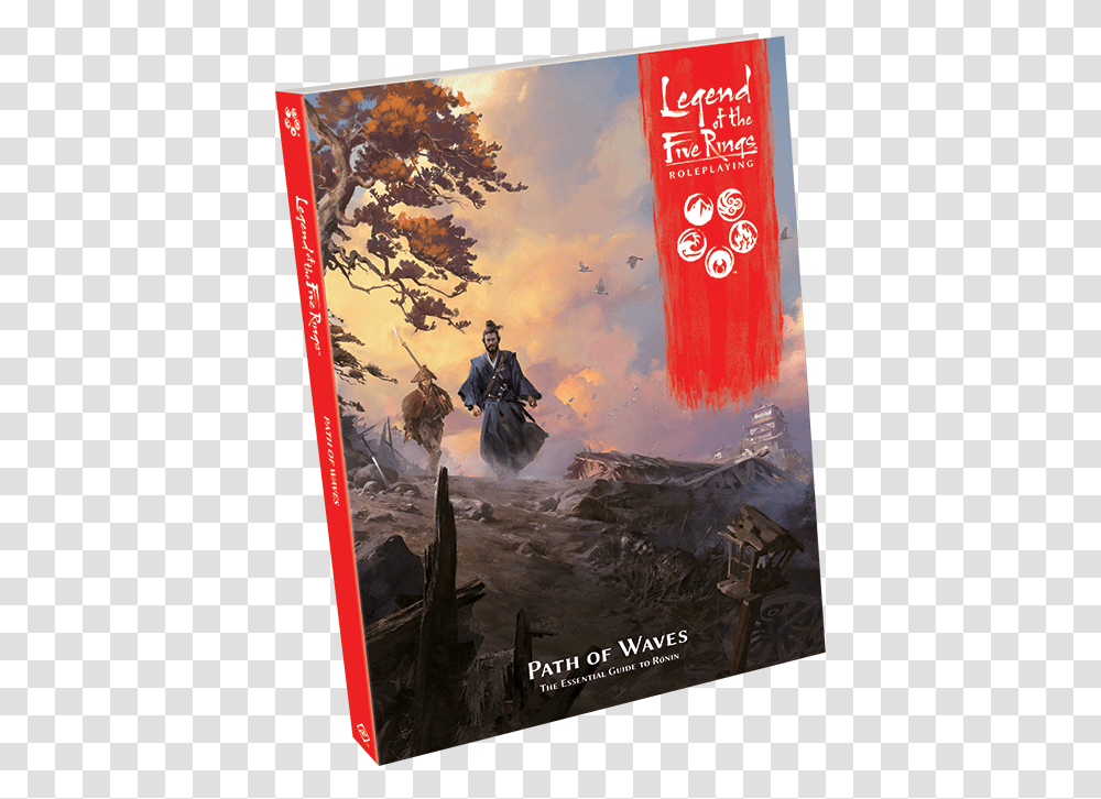 Legend Of The Five Rings Rpg Path, Person, Poster, Bird, Nature Transparent Png