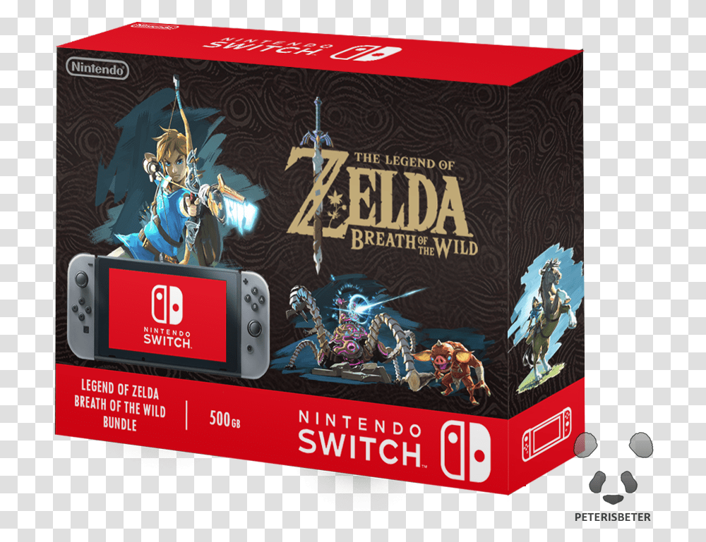 Legend Of Zelda Breath Of The Wild Game Cover Wood Nintendo Switch Botw Bundle, Sweets, Food, Confectionery, Person Transparent Png