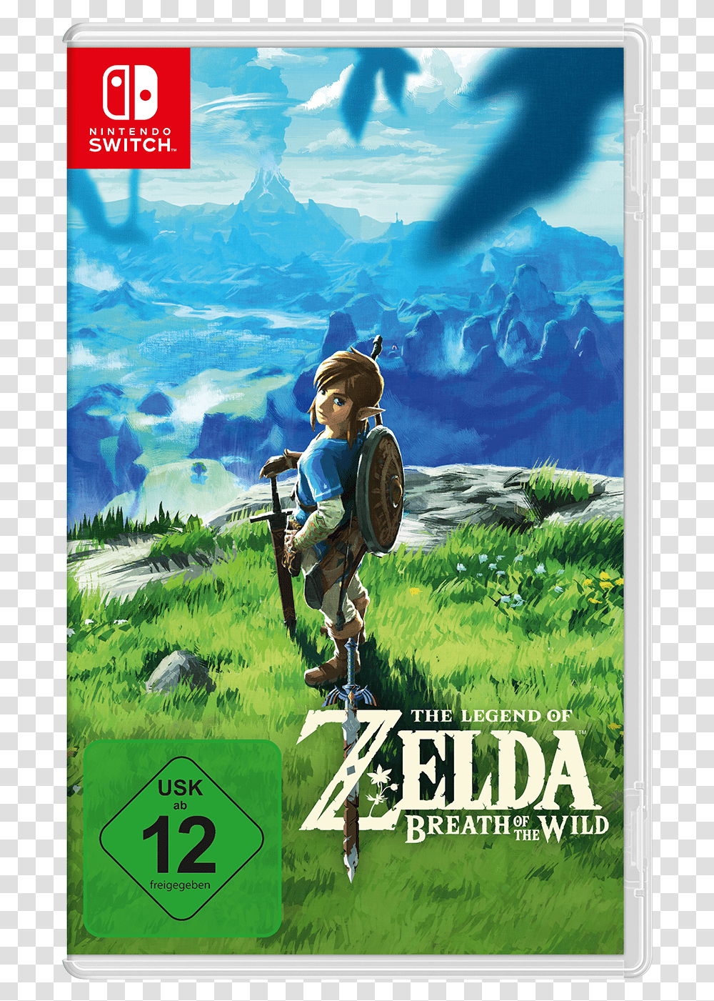 Legend Of Zelda Breath Of The Wild Nintendo Switch, Person, Human, Poster, Advertisement Transparent Png