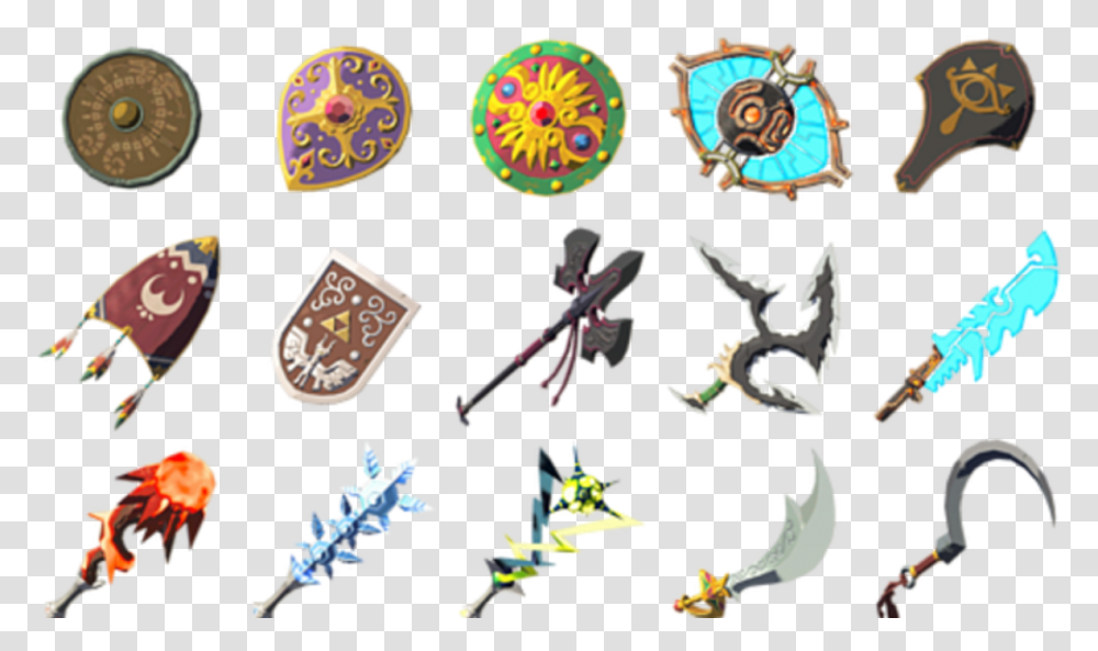Legend Of Zelda Breath Of The Wild Weapons, Pattern, Ornament, Accessories Transparent Png