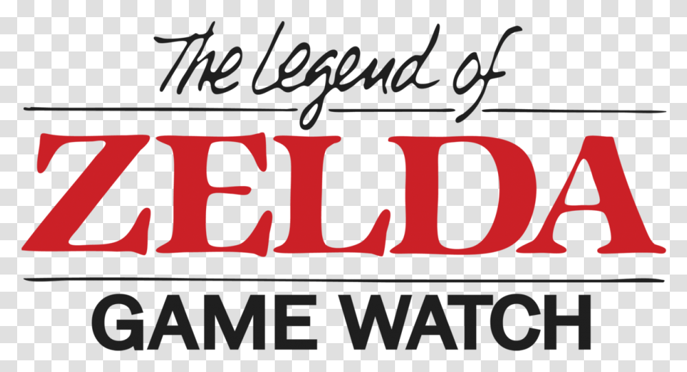 Legend Of Zelda Game Watch Logo, Poster, Advertisement, Word Transparent Png
