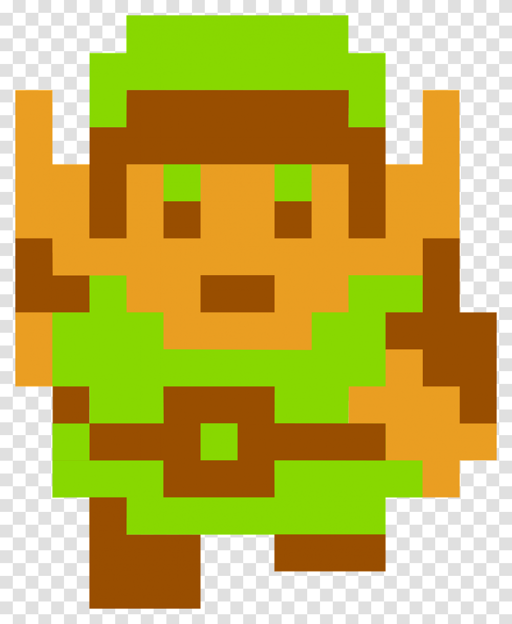 Legend Of Zelda Link Nes, Pac Man Transparent Png
