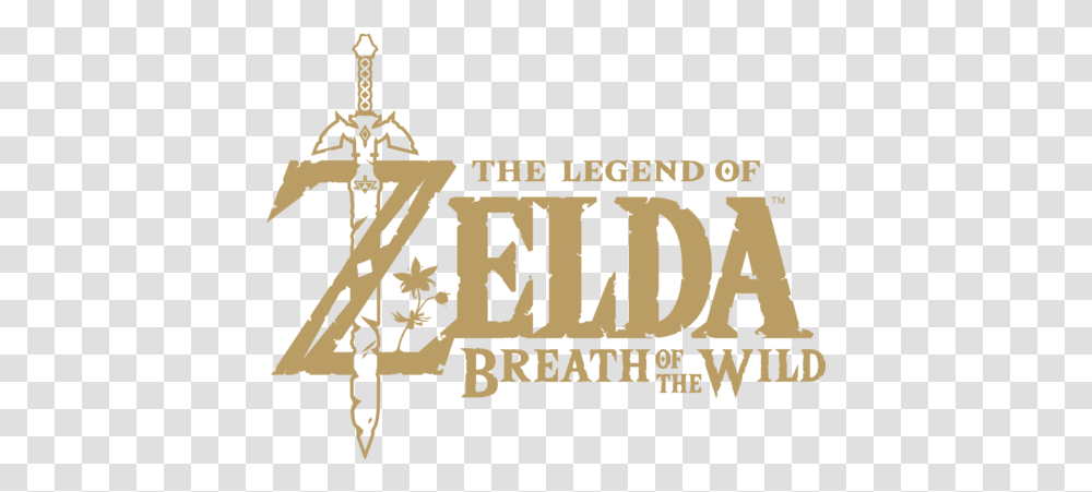 Legend Of Zelda Logo Breath Legend Of Zelda Breath Of The Wild Logo, Text, Poster, Advertisement, Alphabet Transparent Png