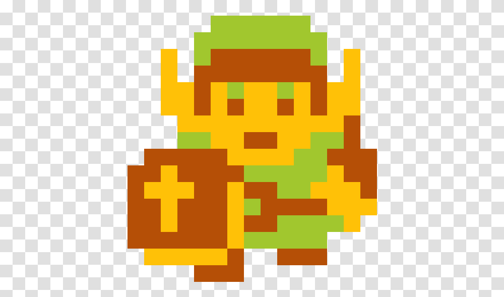 Legend Of Zelda Nes Link, Pac Man, First Aid Transparent Png