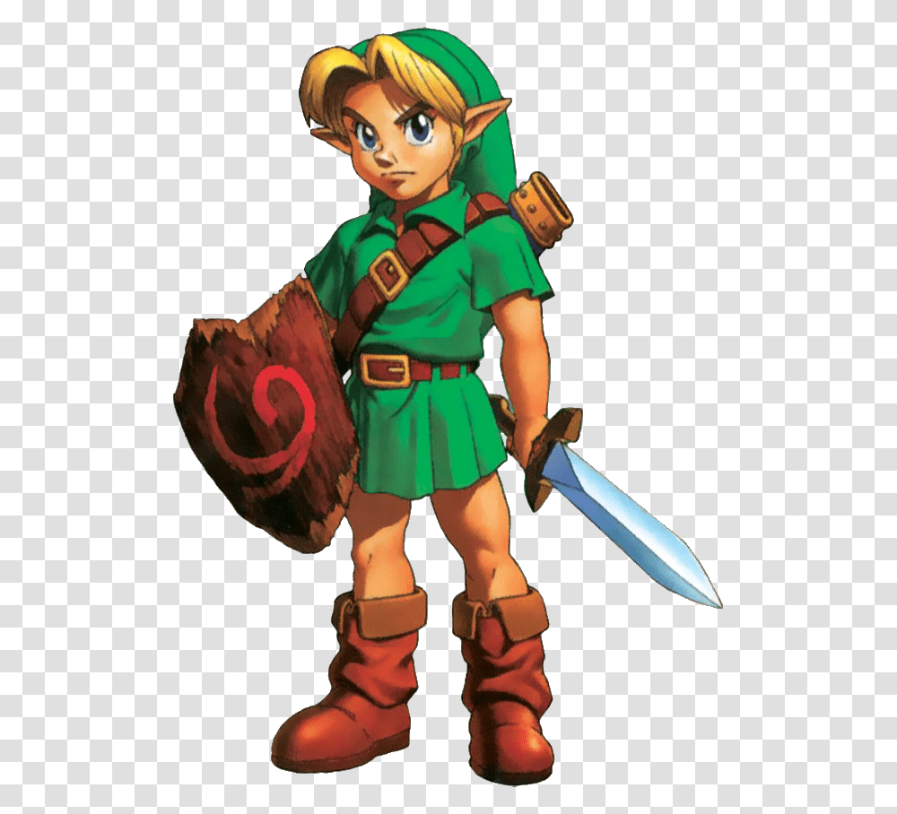 Legend Of Zelda Ocarina Of Time Link, Costume, Person, Human, Elf Transparent Png