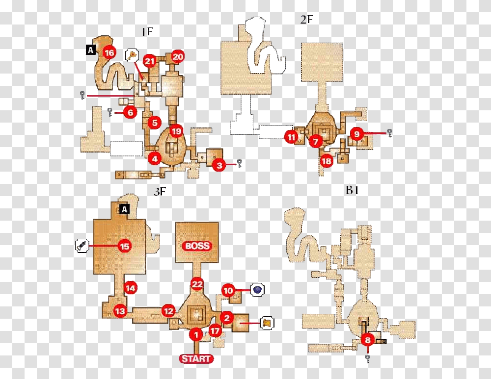 Legend Of Zelda Ocarina Of Time Water Temple Map, Urban, Super Mario, Jigsaw Puzzle Transparent Png