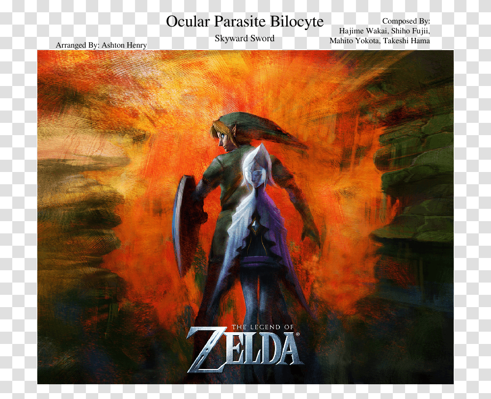 Legend Of Zelda Skyward Sword, Poster, Advertisement, Painting Transparent Png