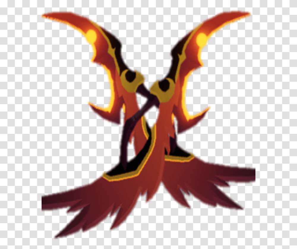 Legendary 0 Dual Phoenix Daggers Dungeon Quest, Person, Human, Flame, Fire Transparent Png