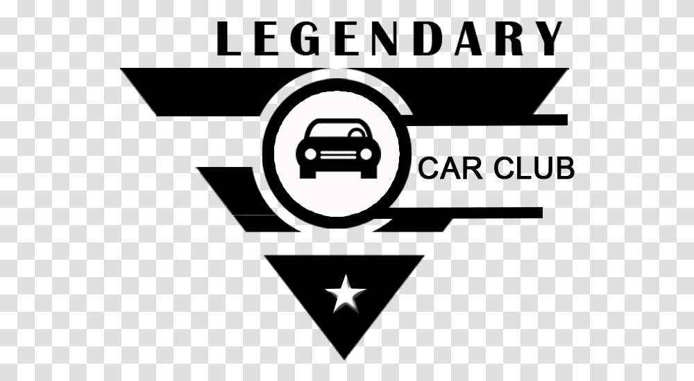 Legendary Car Club Logo Design Icar Air, Symbol, Star Symbol Transparent Png