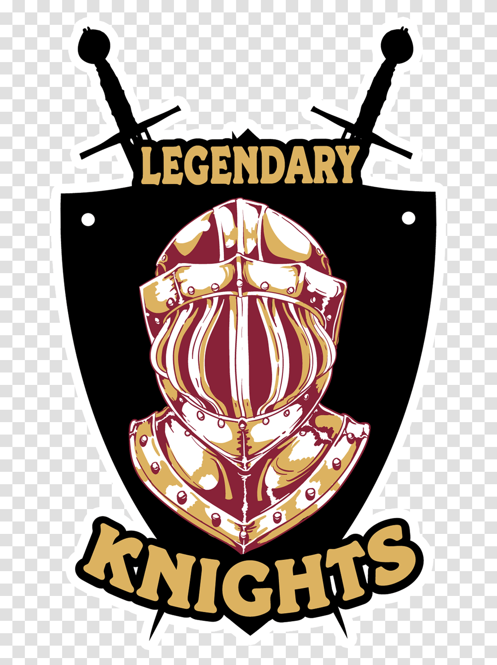 Legendary Knights Copy Illustration, Shield, Armor, Poster, Advertisement Transparent Png