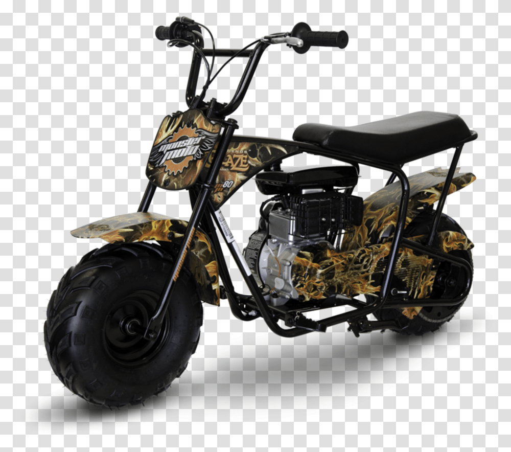 Legends Blaze 80cc Gas Mini Bike Monster Moto Mini Bike, Machine, Motorcycle, Vehicle, Transportation Transparent Png