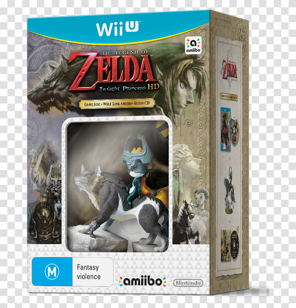 Legends Of Zelda Twilight Princess Wii U Hd, Poster, Advertisement, Figurine Transparent Png