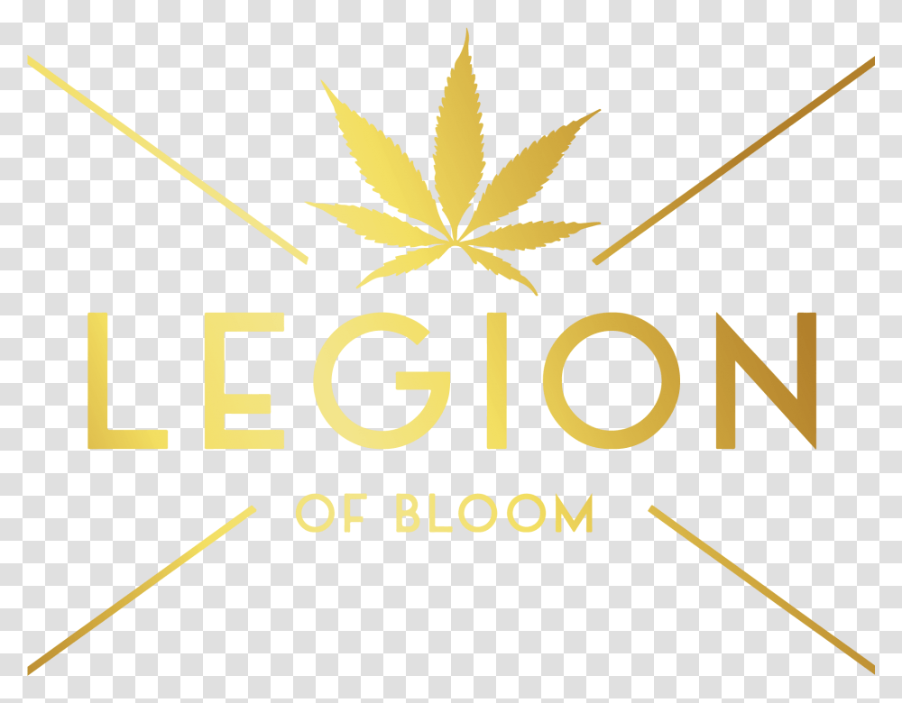 Legion Of Bloom Logo Cannabis Leaf, Plant, Number Transparent Png