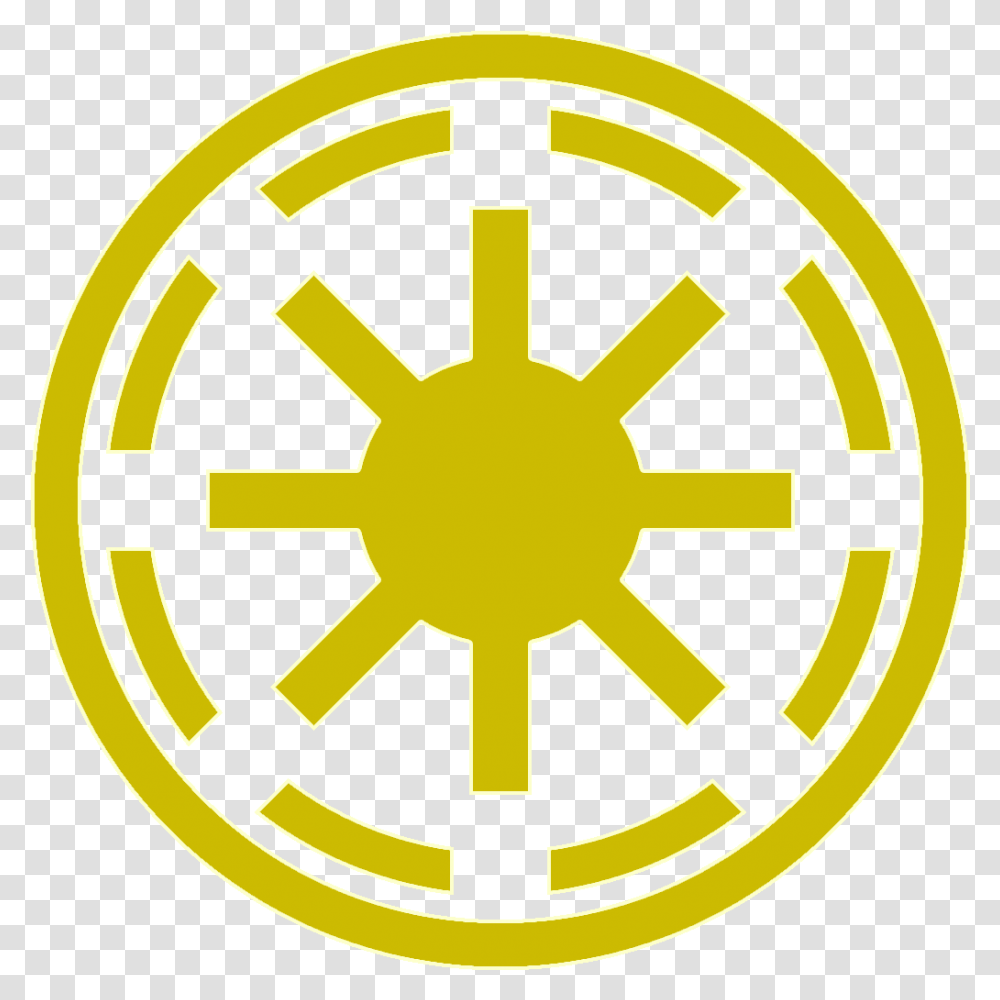 Legion Star Wars Galactic Republic Logo, Symbol, Trademark, Badge, Emblem Transparent Png