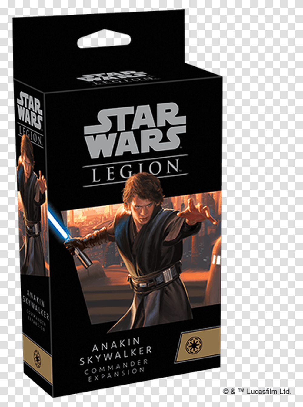 Legion Star Wars Legion Anakin Skywalker, Poster, Advertisement, Person, Human Transparent Png