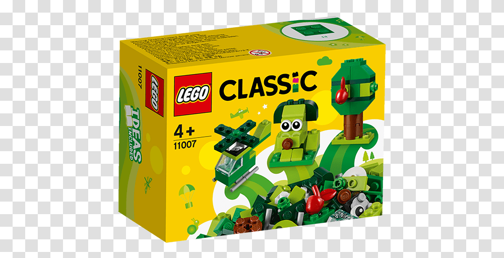 Lego 11007 Classic Creative Green Bricks Lego Classic, Toy, Angry Birds, Robot, Carton Transparent Png