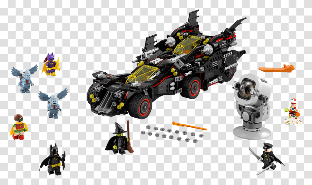 Lego The Ultimate Batmobile, Toy, Vehicle, Transportation, Buggy Transparent Png