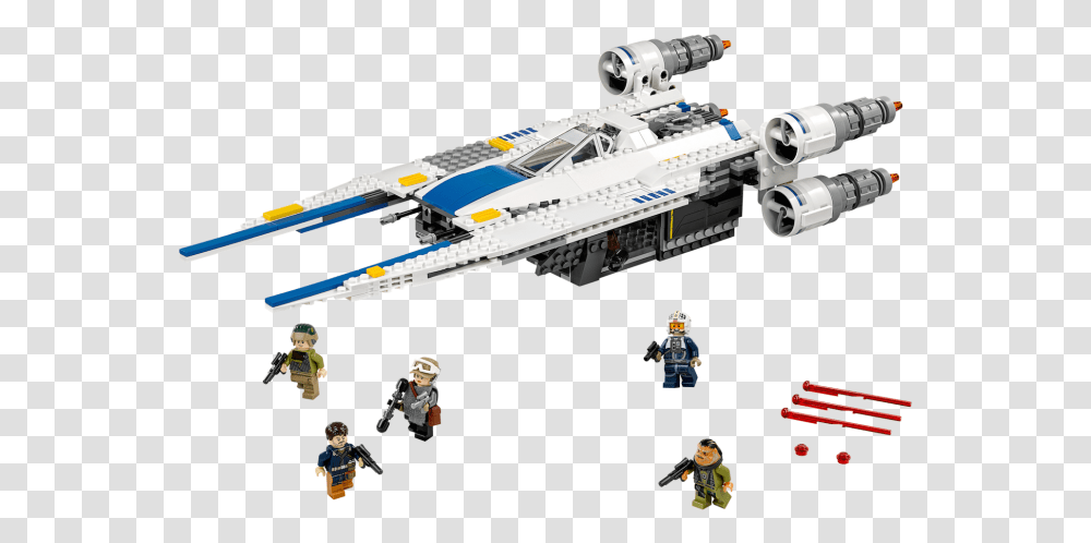 Lego Star Wars Rebel Wing Fighter Star Wars Rogue One Ships Lego, Toy, Vehicle, Transportation, Person Transparent Png
