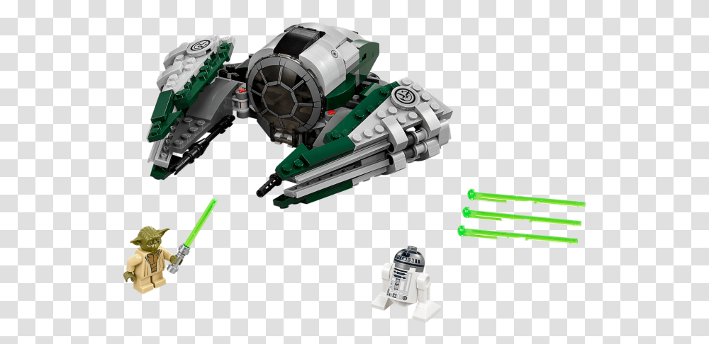 Lego Yoda S Jedi Starfighter Lego Star Wars 2017 2018, Toy, Motor, Machine, Robot Transparent Png