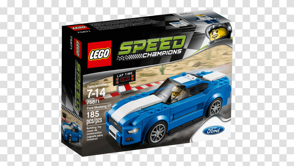 Lego Speed Champions Ford Mustang Gt, Car, Vehicle, Transportation, Wheel Transparent Png