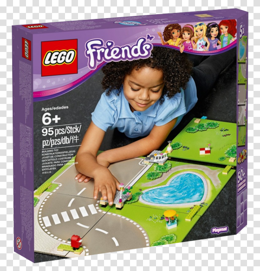 Lego Heartlake City Playmat Lego Friends Play Lego, Person, Game, Girl, Female Transparent Png
