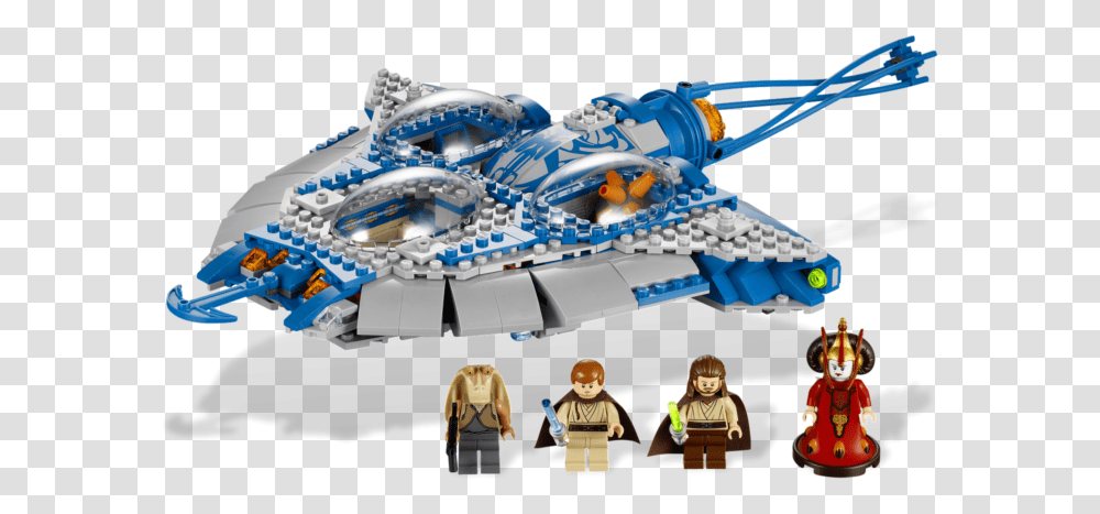 Lego 9499 Gungan Sub Queen Amidala Jar Binks Qui Lego Star Wars 9499, Toy, Spaceship, Aircraft, Vehicle Transparent Png