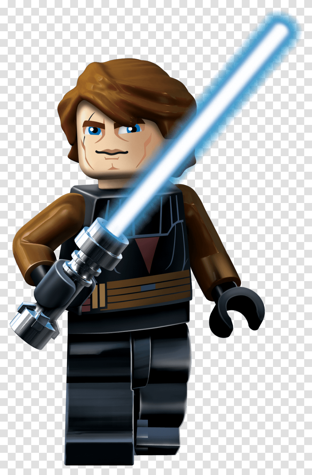 Lego Anakin Anakin Lego Star Wars, Toy, Figurine, Ninja, Head Transparent Png