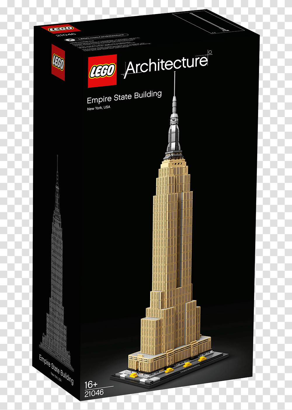 Lego Architecture Empire State Building, Spire, Tower, Metropolis, City Transparent Png