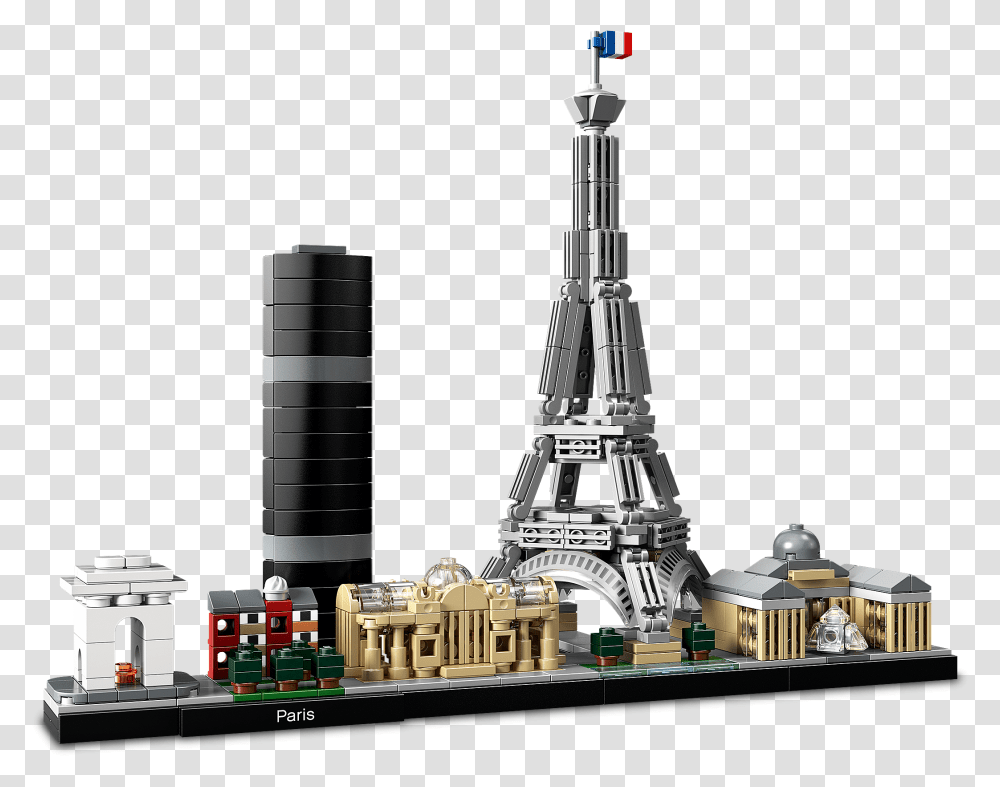 Lego Architecture Paris Skyline, Spire, Tower, Building, Metropolis Transparent Png